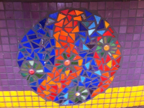 Example of mosaic tile design