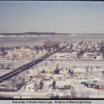 Anchorage view over city (1953-59)