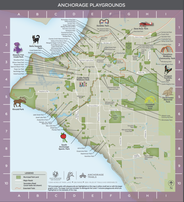 Park and Trail Maps  Anchorage Park Foundation