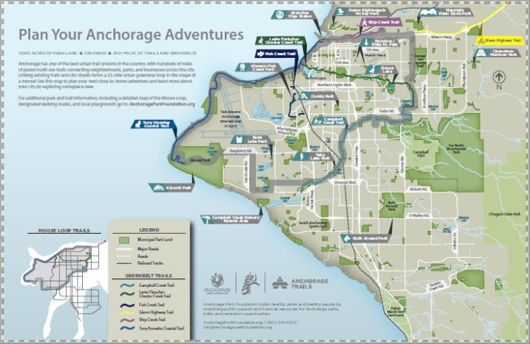 Park and Trail Maps  Anchorage Park Foundation